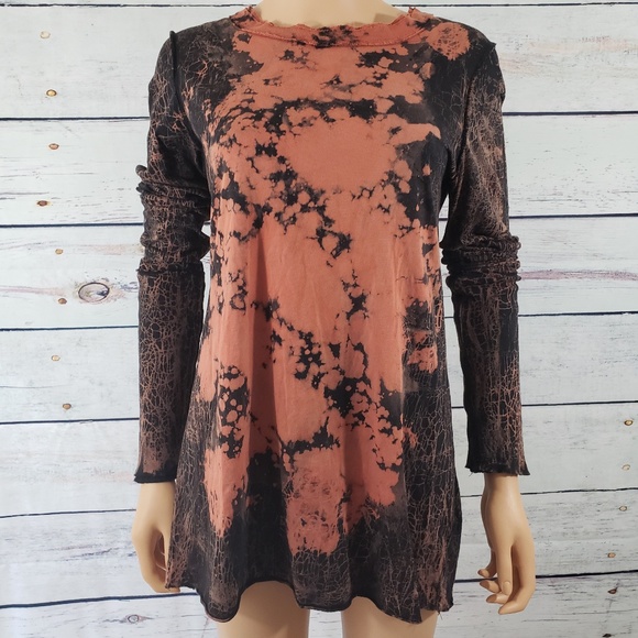 Raw Earth Wild Sky Tops - Raw Earth Wild Sky tunic top organic cotton XL